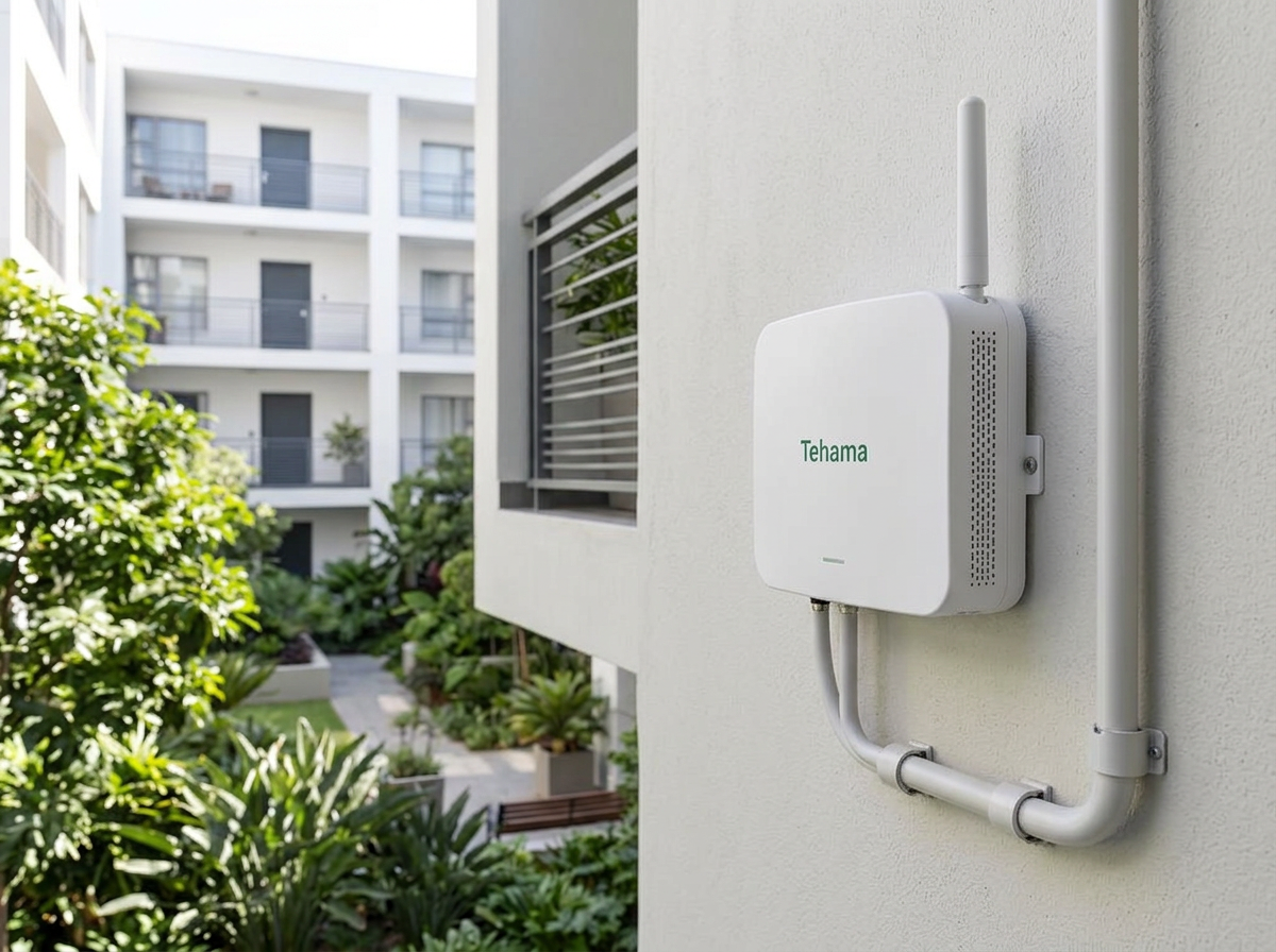 Illustrative MAX Range Repeater in use at a property