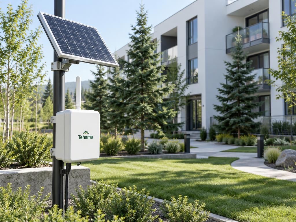 Illustrative Solar Repeater in use at a property