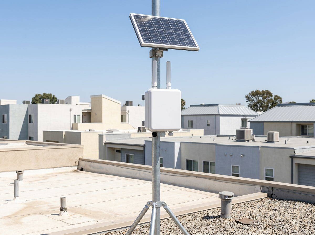 Illustrative Solar Gateway in use at a property