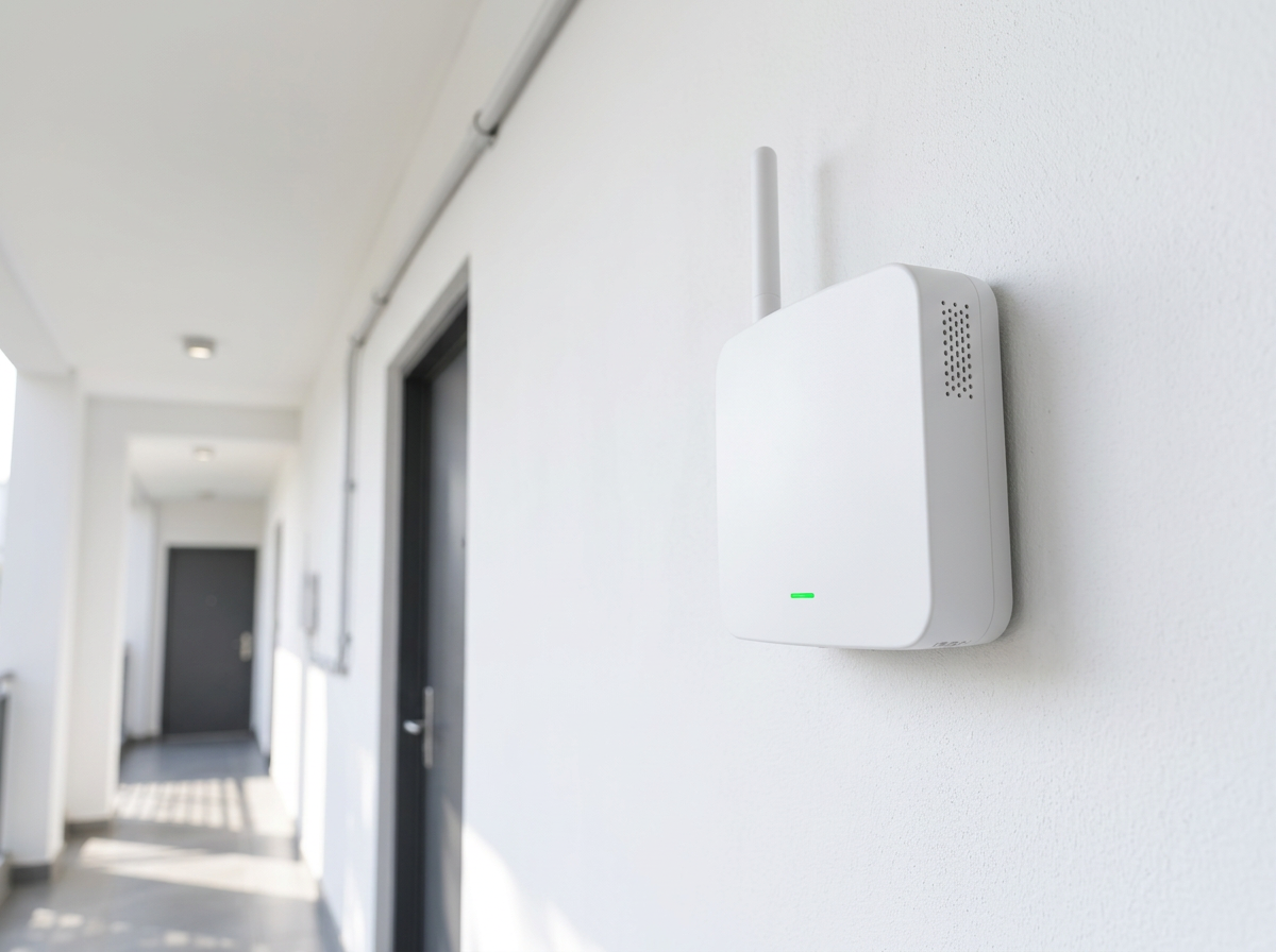 Illustrative Standard Range Repeater in use at a property